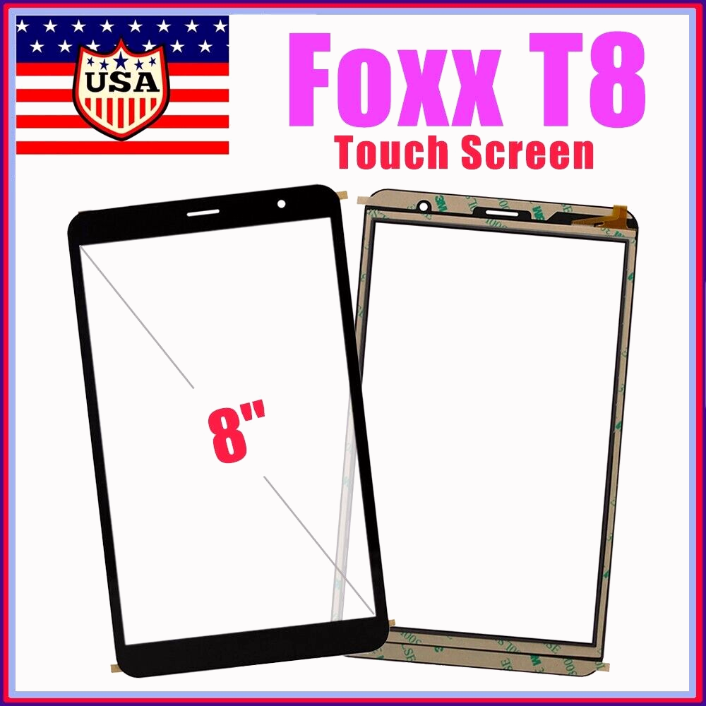 NEW 8" Touch Screen Digitizer Glass Panel Replacement Parts For Foxx T8