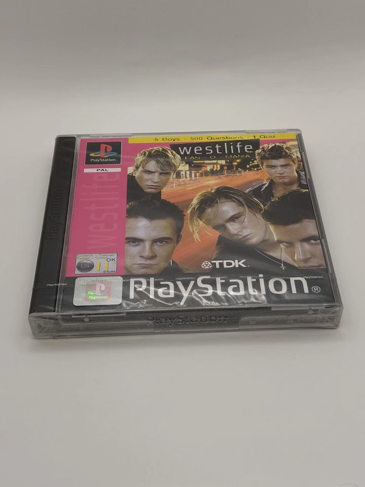 Westlife: Fan-O-Mania - PS1 - UK PAL (Factory Sealed)  - Image 4 of 4
