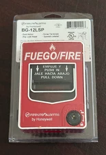 Honeywell Fire-Lite Alarms BG-12LSP Manual Pull Station Dual Action Spanish/Engl