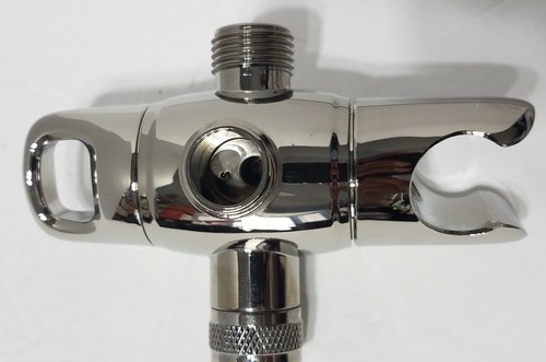 4-Function Shower Arm Diverter POLISHED NICKLE -Showerhead, Handheld, Pause - Picture 6 of 9