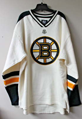 New Boston Bruins Vintage Benchmark pullover cotton sweater men's XXL