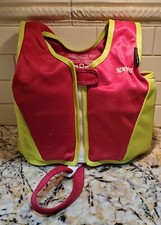 Speedo Girls Swimming Aid Vest, Size: 4-6 Years, Zipper, Clasp 24  Chest