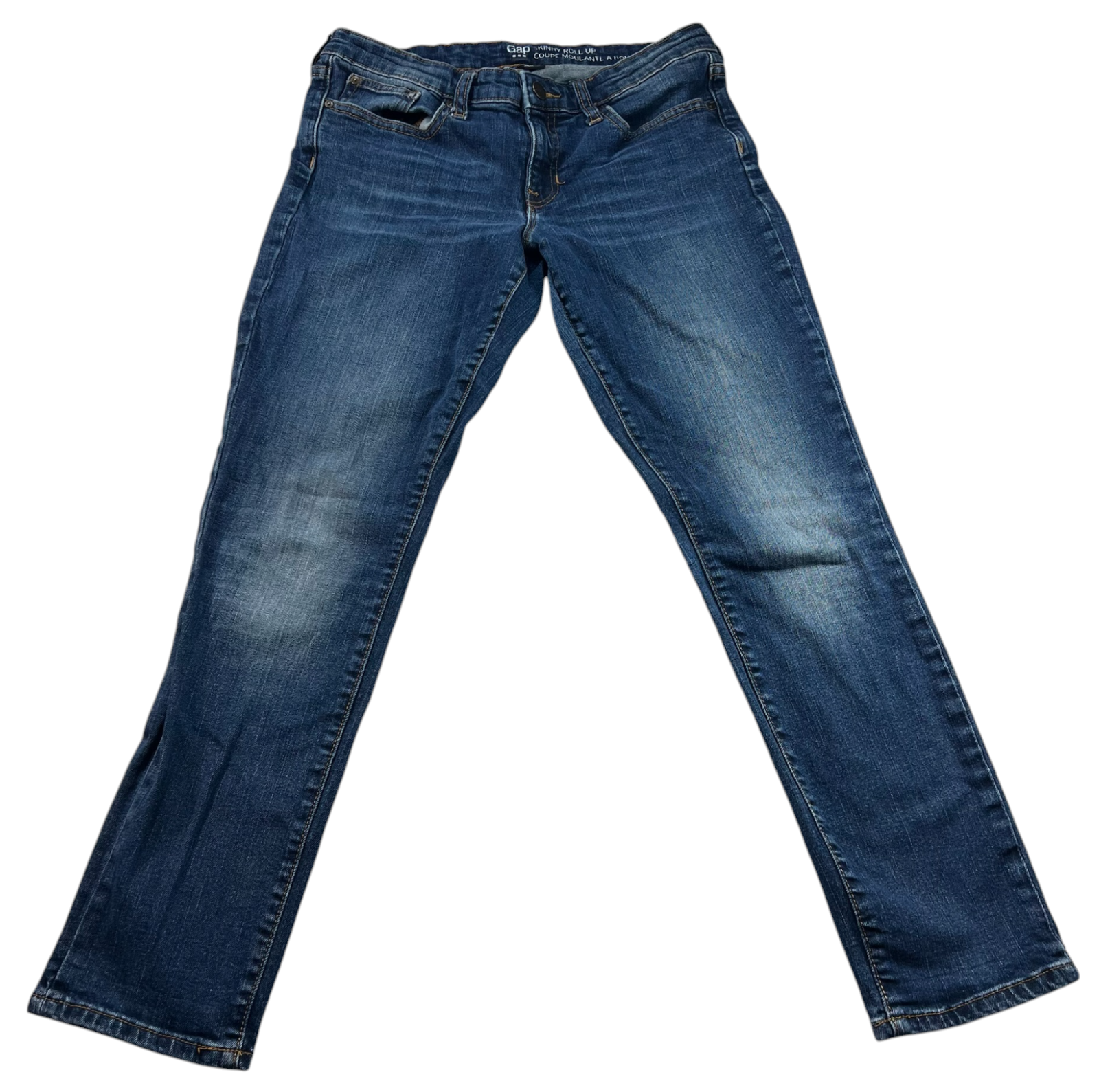 Gap Skinny Jeans Womens Size 6 Blue Denim Stretch Pockets-image