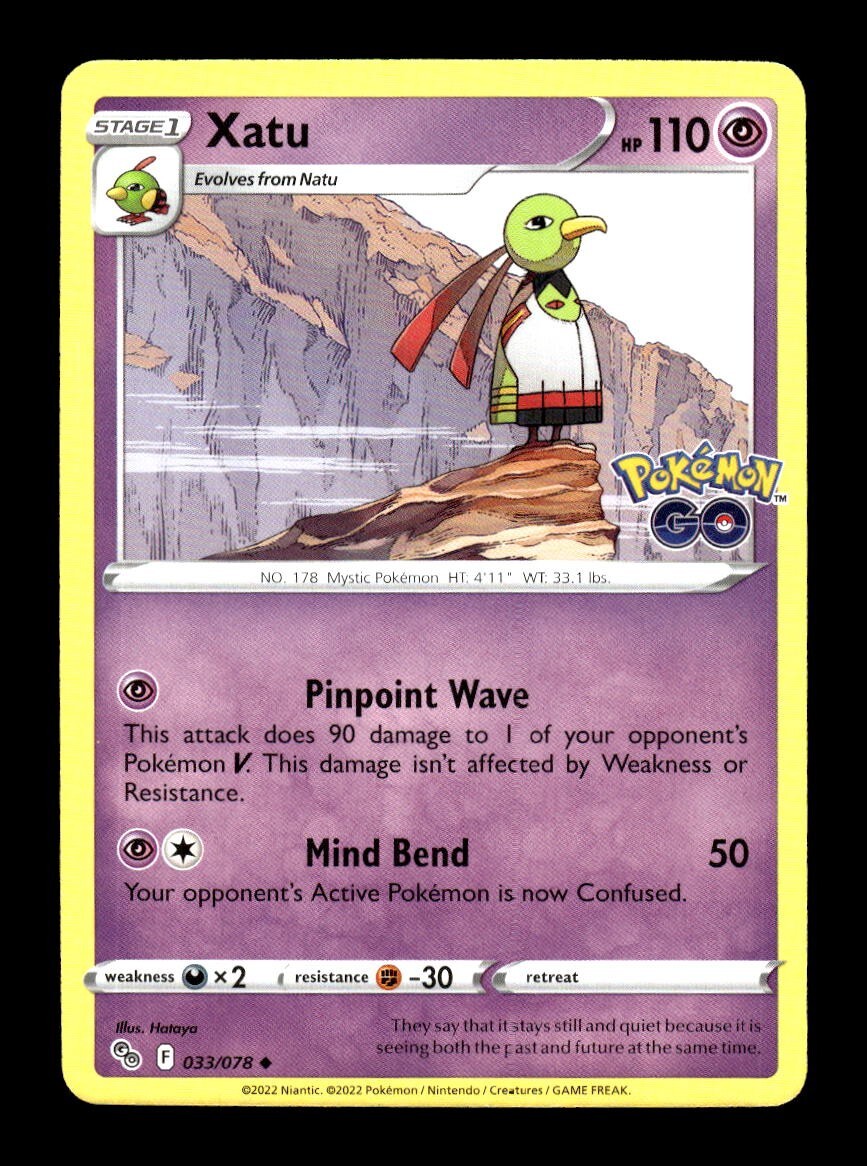 Pokemon Go XATU 033/078