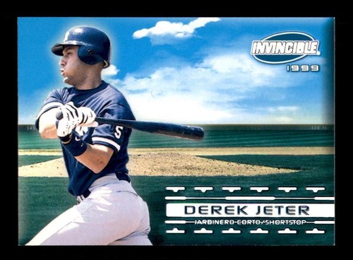 1999 Pacific Invincible #12b Derek Jeter Sandlot Heroes Swinging
