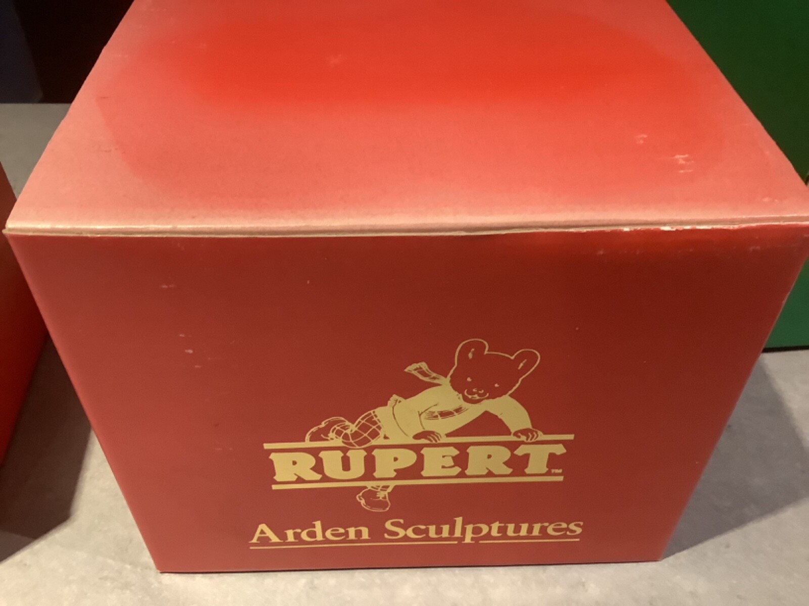 ARDEN SCULPTURES Rupert Bear ULTRA RARE TABLEAU RUPERT,FRIENDS AND