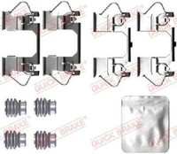 Original Quick Brake ZubehöRsatz Scheibenbremsbelag 109-0116 FüR Ford Opel