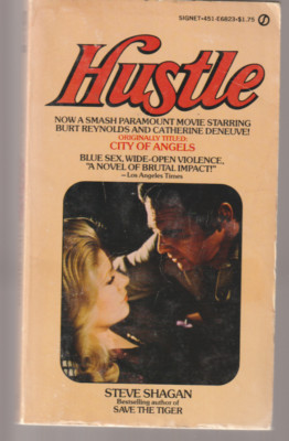 Hustle Signet 1975 1st Steve Shagan Movie Tie-in Burt Reyonlds City Of Angels