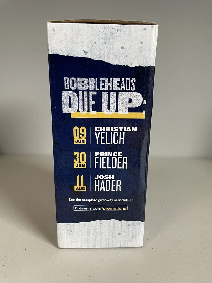 Jeremy Jeffress 32 RHP Milwaukee Brewers 2019 Bobblehead Bobble Head SGA NEW - Image 4 of 4