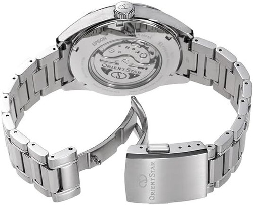 Orient Star Green Gradation Mother of Pearl Sapphire Crystal Watch RE-BY0005A - Picture 4 of 5