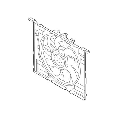 Genuine BMW Alpina M5 B7 F90 G11 G12 G14 G15 Fan Housing With Fan  