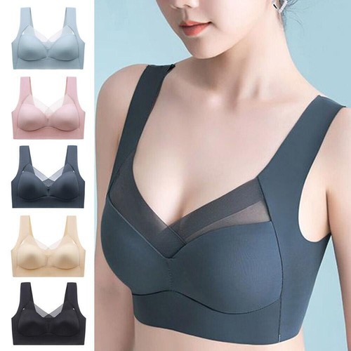 Comfort Crossover Bra Wireless Push-Up Ergonomic Wmbra Posture Correcting Bra