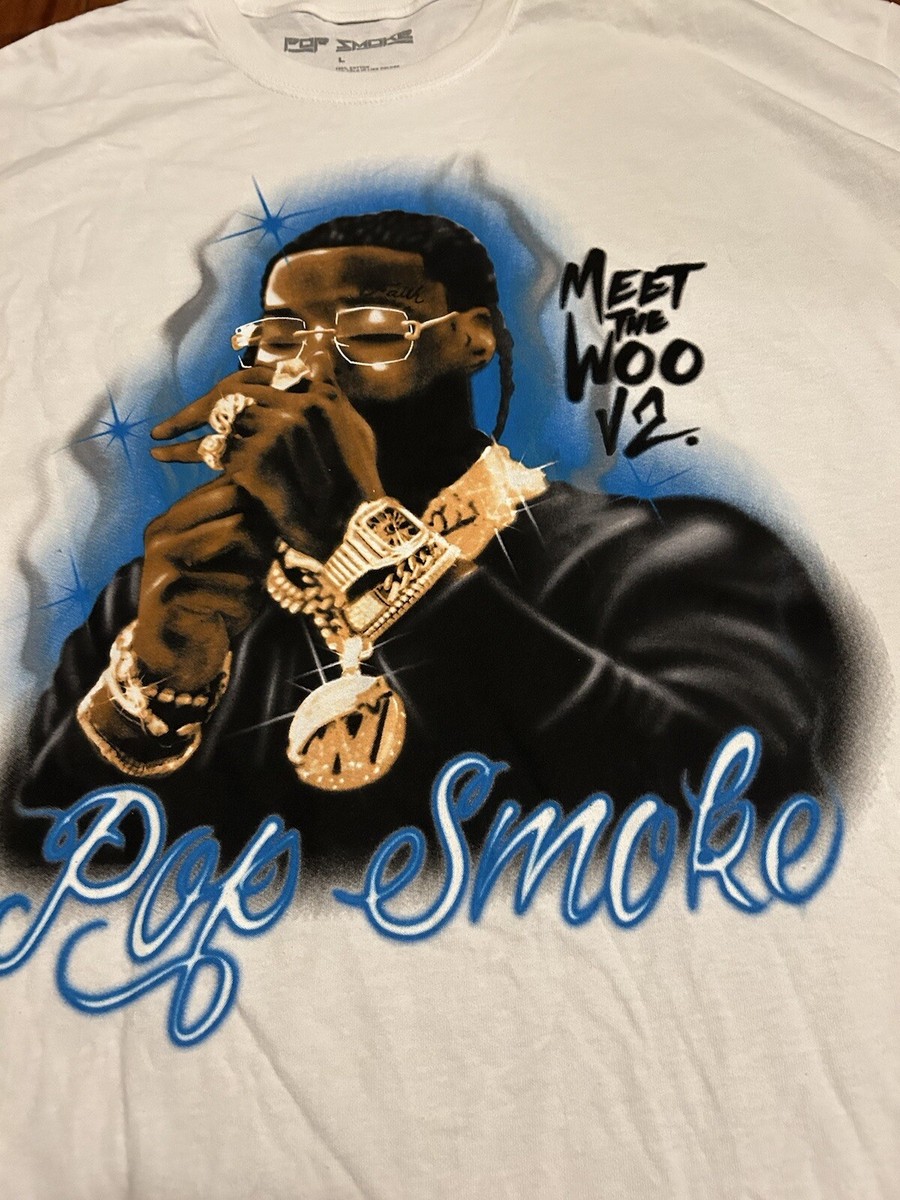 Pop Smoke Official Airbrush T-Shirt オフィシャル Pop Smoke Official Airbrush T-Shirt
