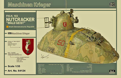Hasegawa Maschinen Krieger 1/35 P.K.H. 103 Nutcracker ''Wald Geist'' Model Kit