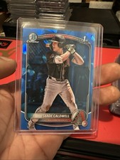 2025 Bowman Sapphire Chrome Prospects #BCP-21 Slade Caldwell RC