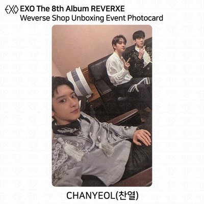 EXO 8th Album REVERXE WeverseShop Unboxing Event Photocard | eBay