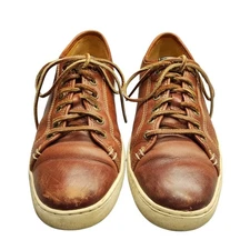 Sperry Gold Cup Sport Casual Sneaker Mens 8.5M Brown Leather Round Toe STS11788