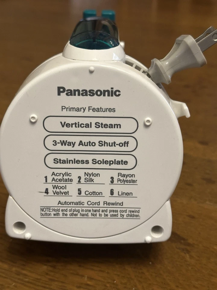 Plancha seca a vapor Panasonic NI-C55SR 1200W acero inoxidable Foto 4 de 4