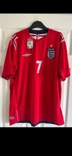 Retro Authentic 2004-2006 England Away Umbro Football Shirt Jersey