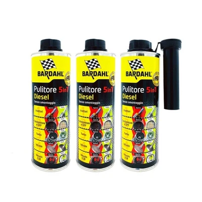 BARDAHL PULITORE 5 IN 1 DIESEL 3x500ml ADDITIVO AUTO EGR FILTRO DPF FAP 03BD33