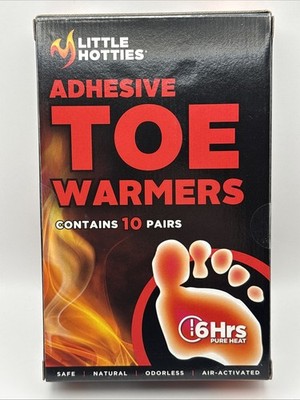 Little Hotties Adhesive Toe Warmers, Air Activated 10 Pairs, 6 Hours