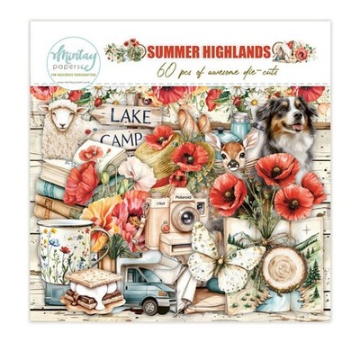 Mintay Paper Summer Highlands Ephemera  Embellishments Paper Elements Scrapbook