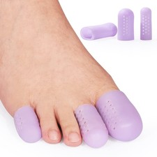 16 Pack Silicone Gel Toe Protector Toe Cap Sleeves for Corns Blisters Ingrown