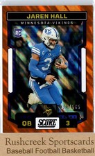 2023 Score #311 Jaren Hall RC Rookie /565 Lava
