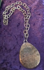 Silpada Sterling Silver Large Hammered Teardr...
