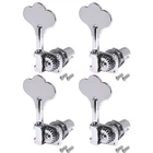 Chrome SUPER Lightweight Cloverleaf Tuner Set for Fender Bass MIK