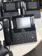 Cisco CP-9971-C-CAM-K9 Unified IP Phone - Black (Lot of 7)