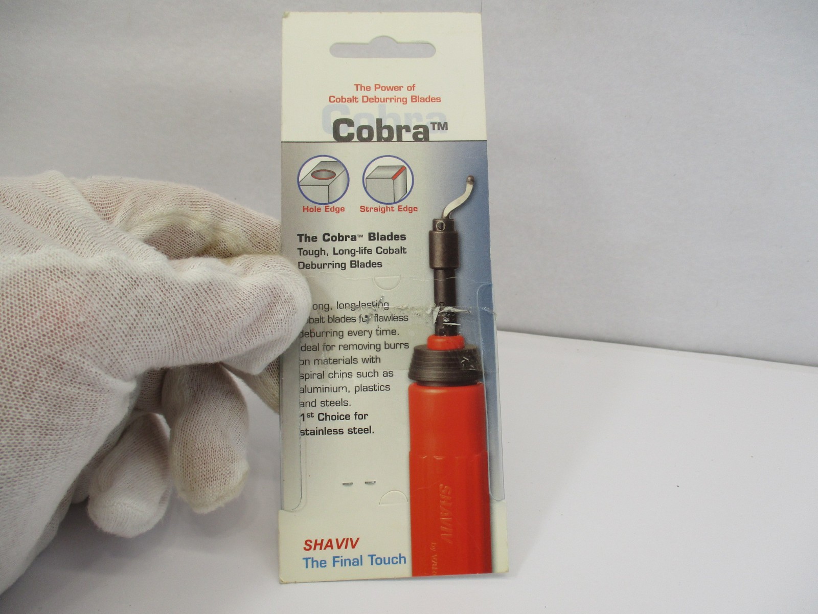 NEW Pack (10) COBRA # 3BB10-S Deburring Blade SHAVIV Cobalt B10 Deburr NOS