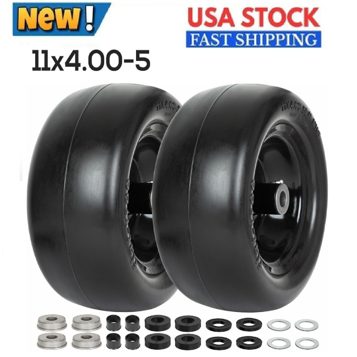 2 Zero Turn Mower Front Tires for Murray MZ2142 Husqvarna RZ5424