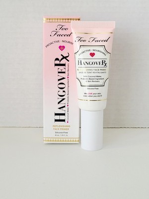 Too Faced Hangover Replenishing Face Primer Silicone Free 1.35oz NIB