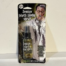 Fun World Zombie Black Blood Spray Halloween Pump Splatter Mist Effects Makeup