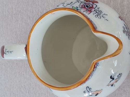 Antiker Freimaurer Eisenstein Krug - Chinoiserie Pagodenkrug - Bild 5 von 24
