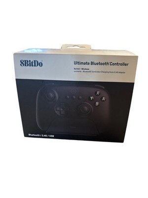 8BitDo Ultimate Bluetooth Controller with Hall Effects + Charging Dock - Black