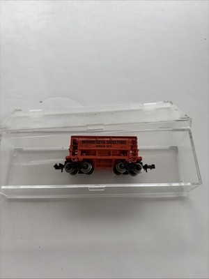 Atlas N Scale Gauge Minnesota Smelting 70 Ton Ore Hopper Car with Load MSCX 125