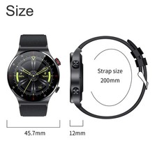 1 x Reloj Inteligente Impermeable Bluetooth Llamadas Personalizado Caras Funciones Deportivas Funciones