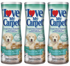 Love My Carpet Carpet Room Deodorizer, Pardon My Pet, 17oz. Pack of 3