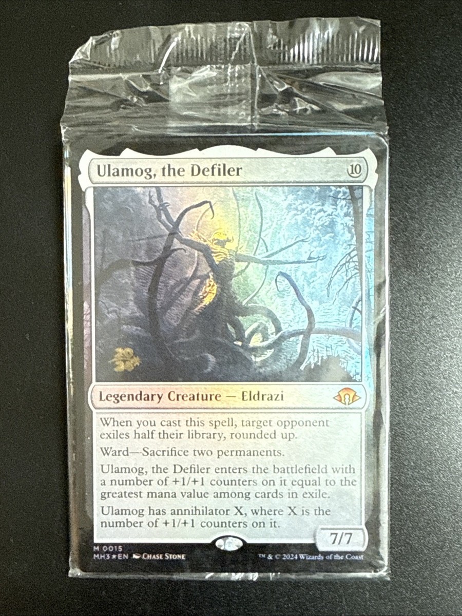 FOIL Ulamog, the Defiler PRERELEASE MTG Modern Horizons 3