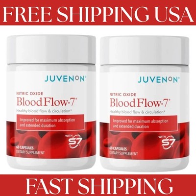 Juvenon Nitric Oxide BloodFlow-7 Dietary Supplement stream Promote 2  pack