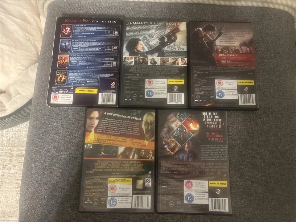 Resident Evil Complete Dvd Collection Films 1-6  + Degeneration & Raccoon City - Image 2 of 3