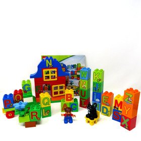 LEGO DUPLO 6051 Play with Letters Alphabet Preschool Set Complete No Box/Manual