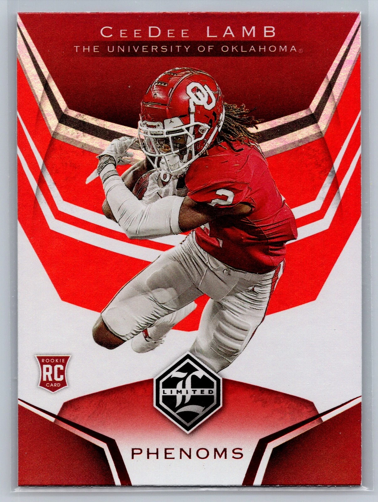 CeeDee Lamb Panini Chronicles Draft Picks Limited Phenoms #5 Mirror Red