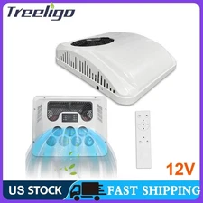 Treeligo Rooftop 12V Heat&Cool Air Conditioner RV Electric AC Unit for Caravan