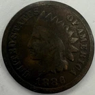 1886 Type 1 Indian Head Cent Exact Coin Imaged #IND1306