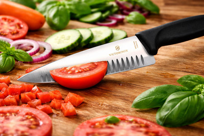 Victorinox Fibrox Pro 8'' Chef s Knife Black Swiss Made 6.8083.20 New