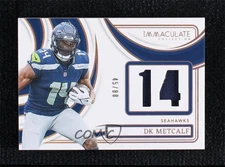 2024 Panini Immaculate Immaculate Numbers Memorabilia /88 DK Metcalf #INM-DKM