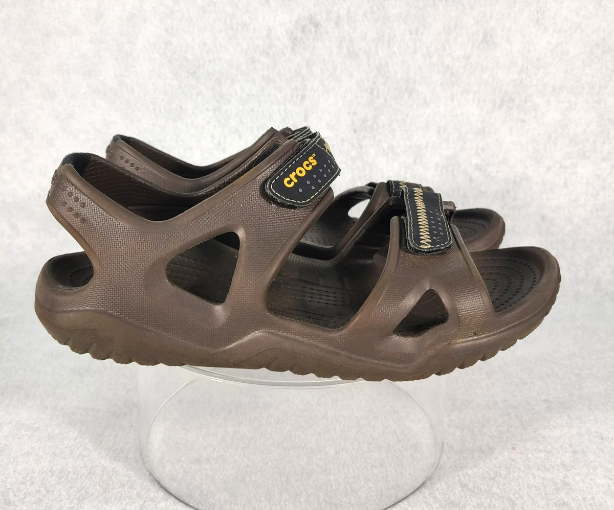 Crocs Brown Straps Sandals for Men for sale | eBay display picture 1